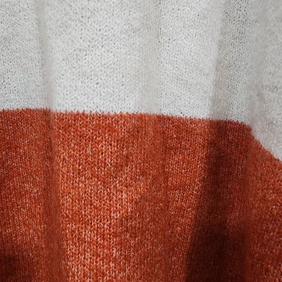 Lou & Grey super soft lightweight fall colors striped sweater woman's size 3XL - Picture 5 of 10